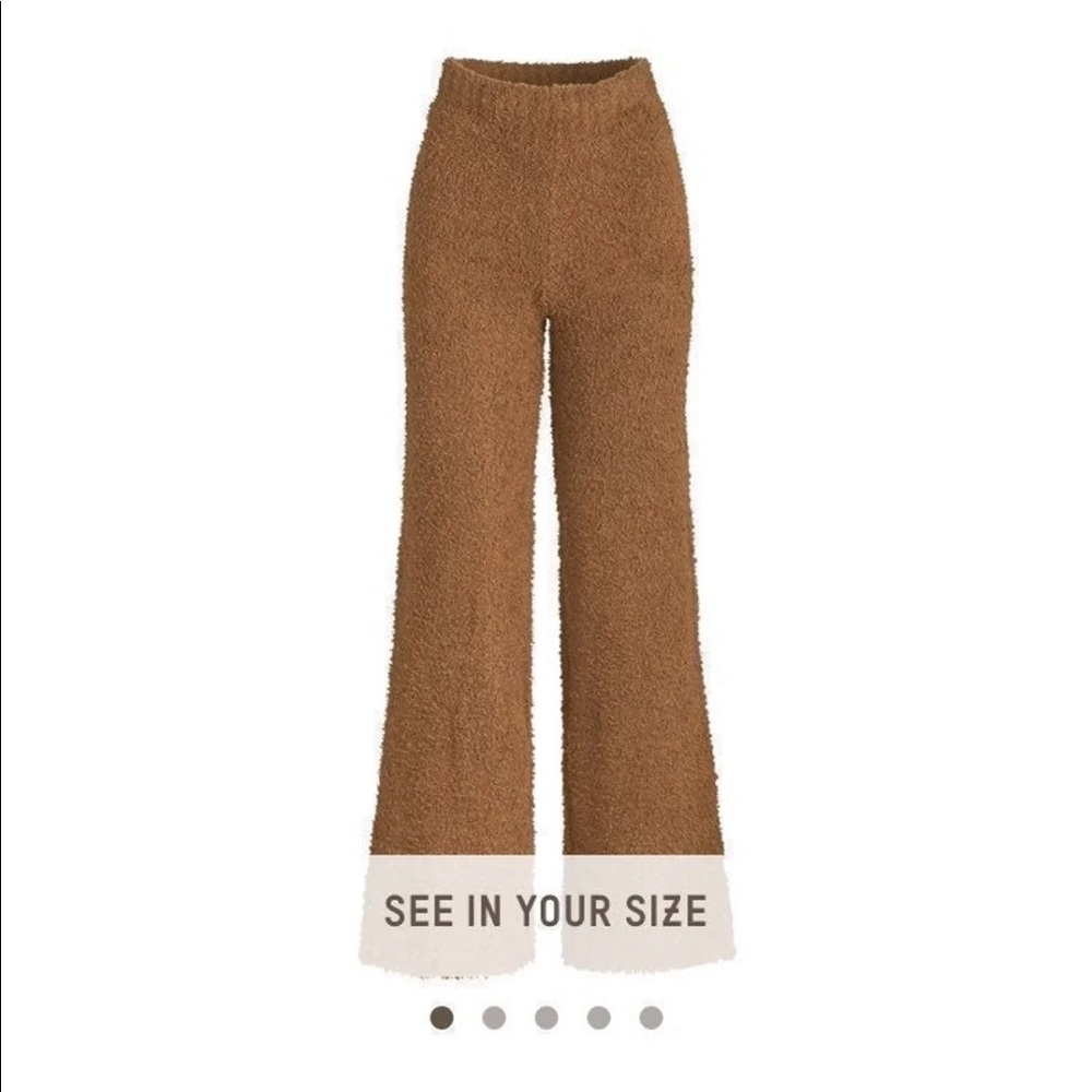 Skims Cozy Knit Pants Camel XXS/XS Cozy Collection